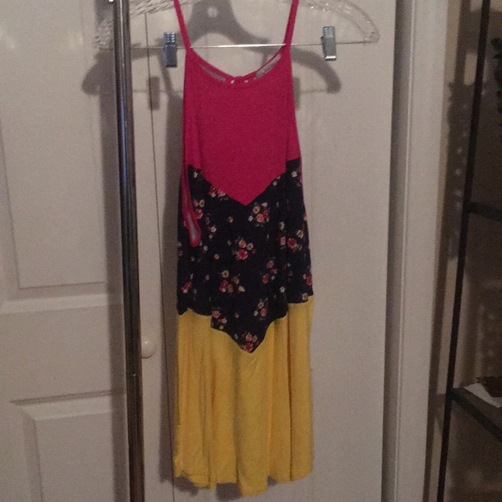 Bright Layered Floral Tank Top